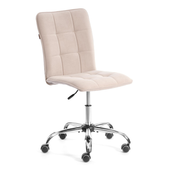 Комплект кресло + стул Bari LT, флок , бежевый/черный, 7, 41х55х89 см фото № 5