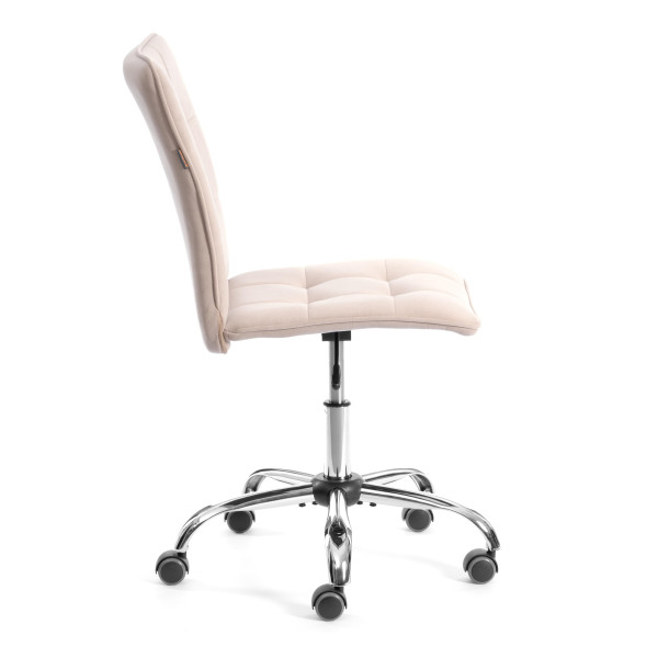 Комплект кресло + стул Bari LT, флок , бежевый/черный, 7, 41х55х89 см фото № 6