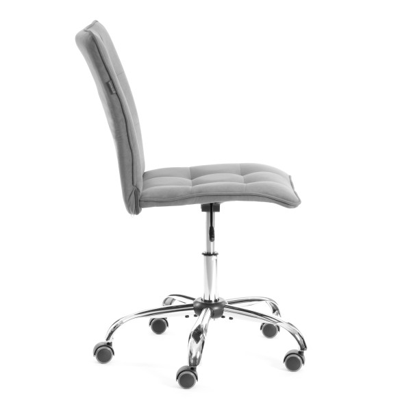 Комплект кресло + стул Bari LT, флок , серый/черный, 29, 41х55х89 см фото № 6