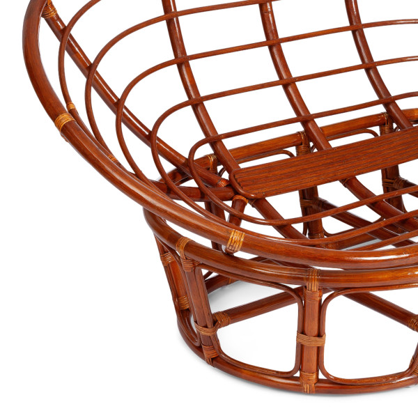 Диван MAMASAN/МАМАСАН 23/02 W /с подушкой/ 169х102х80 см, Cognac (коньяк), матрац 182х119 см, ткань серо-бежевая 3М 16/2 фото № 7