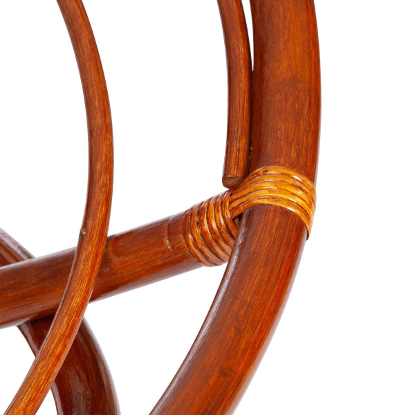 Диван MAMASAN/МАМАСАН 23/02 W /с подушкой/ 169х102х80 см, Cognac (коньяк), матрац 182х119 см, ткань серо-бежевая 3М 16/2 фото № 11