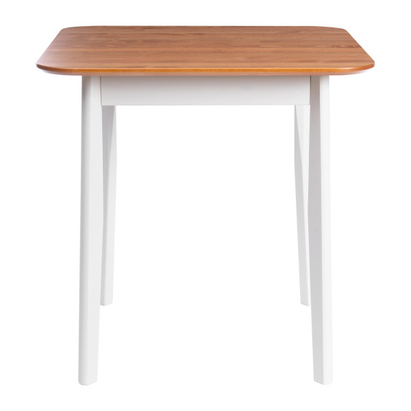 Стол Соната Люкс/ Sonata Lux table, 75х75х73 см массив сосны, антик/белый, 75х75х73 см фото № 2