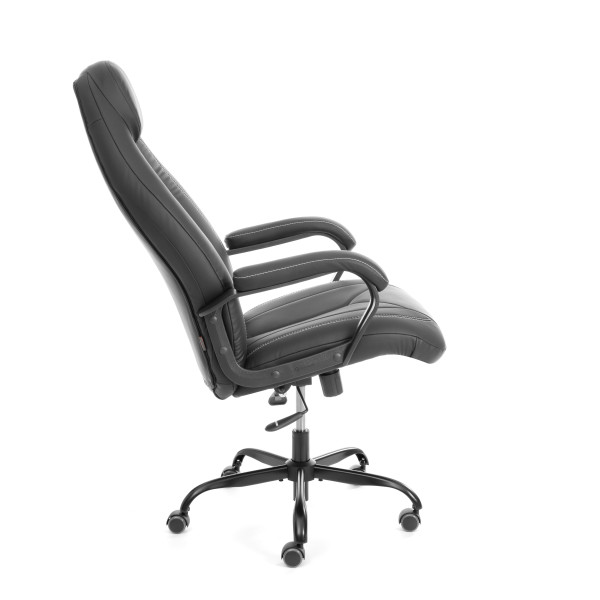 Кресло Boss metalBL кож/зам, черный, 36-6 фото № 3