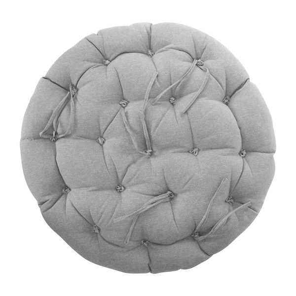 23/01 Матрац для кресла "Папасан" ткань, серо-бежевый, 3M 16/2 фото № 2