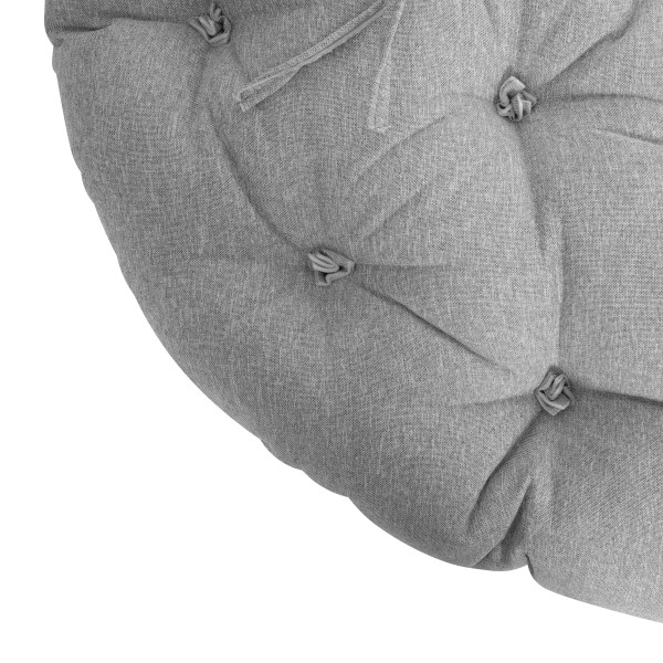 23/01 Матрац для кресла "Папасан" ткань, серо-бежевый, 3M 16/2 фото № 4