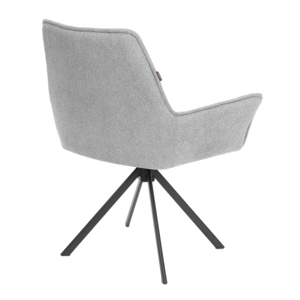 Кресло Murano/Мурано опора 360, велюр/букле (HYP), светло-серый фото № 3