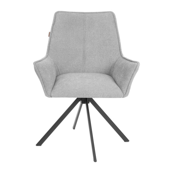 Кресло Murano/Мурано опора 360, велюр/букле (HYP), светло-серый фото № 5