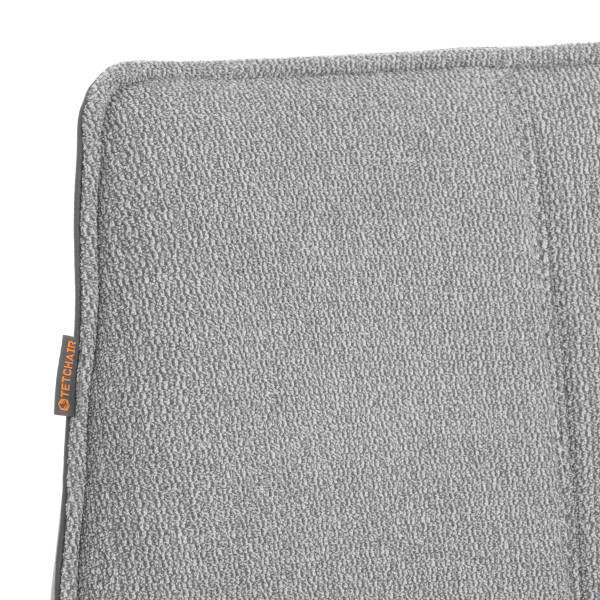 Кресло Murano/Мурано опора 360, велюр/букле (HYP)/Экокожа, светло-серый/графит фото № 9