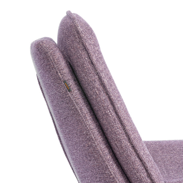 Кресло лаунж Cosmo велюр/букле, VT shape wood rose фото № 11