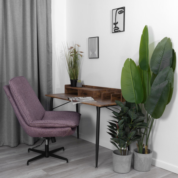 Кресло лаунж Cosmo велюр/букле, VT shape wood rose фото № 16