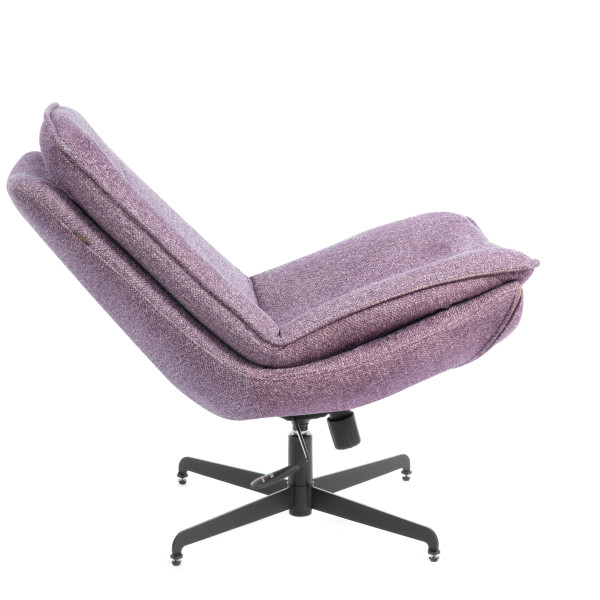 Кресло лаунж Cosmo велюр/букле, VT shape wood rose фото № 3