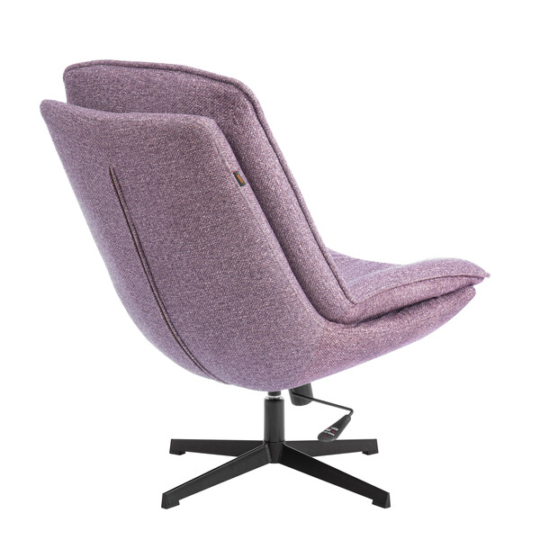 Кресло лаунж Cosmo велюр/букле, VT shape wood rose фото № 4