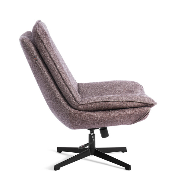 Кресло лаунж Cosmo велюр/букле, VT shape wood rose фото № 2