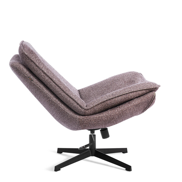 Кресло лаунж Cosmo велюр/букле, VT shape wood rose фото № 3