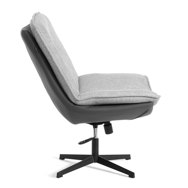 Кресло лаунж Cosmo велюр/букле, VT shape silver фото № 2