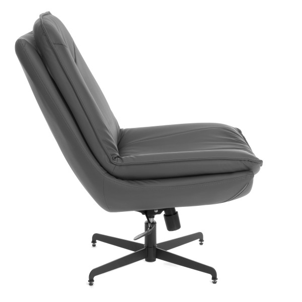 Кресло лаунж Cosmo экокожа, графит фото № 2
