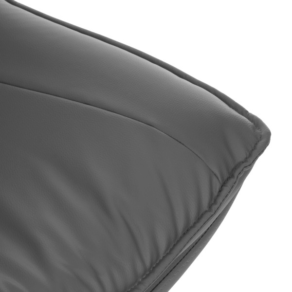 Кресло лаунж Cosmo экокожа, графит фото № 9