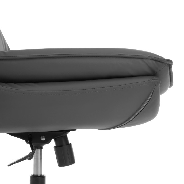 Кресло лаунж Cosmo экокожа, графит фото № 12