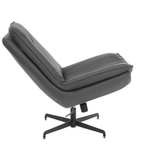 Кресло лаунж Cosmo экокожа, графит фото № 3