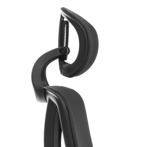 Кресло Mesh-12HR ткань, черный фото № 11