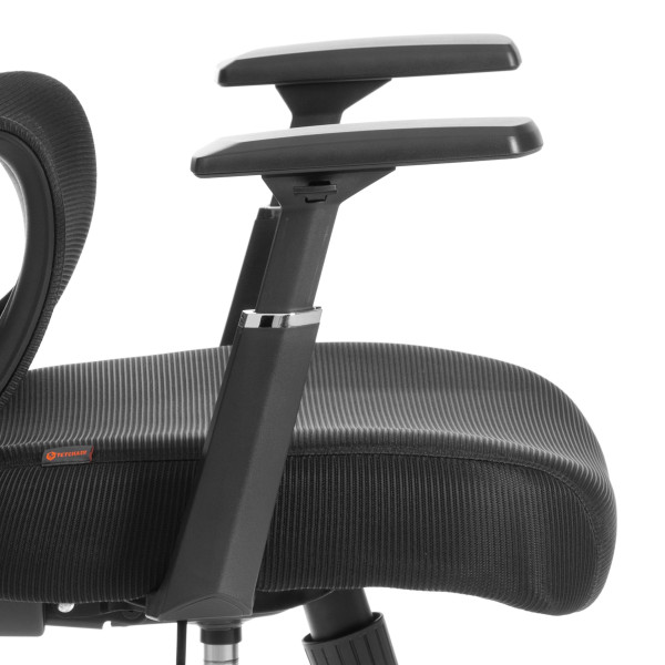 Кресло Mesh-12HR ткань, черный фото № 13