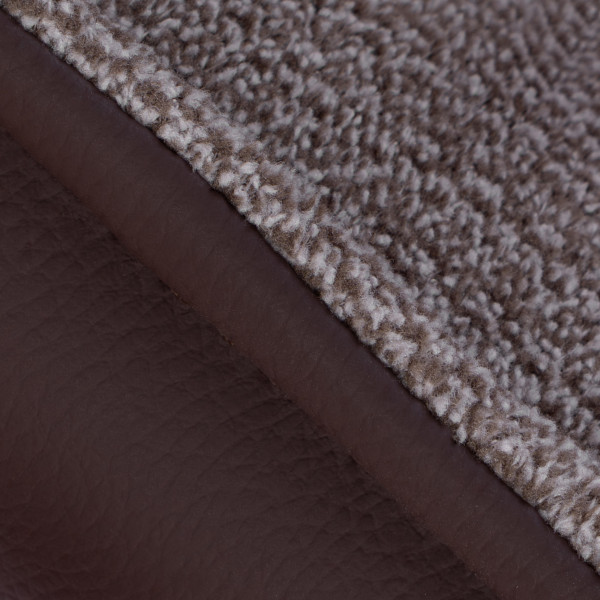 Кресло Murano/Мурано опора 360, велюр/букле (HYP)/Экокожа, бежевый/коричневый фото № 12