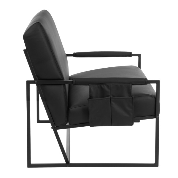 Диван Charli LUX/Чарли Люкс экокожа , Sharp Чёрный фото № 2