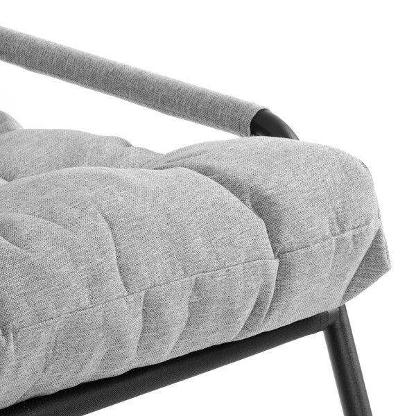 Комплект мебели Loft Ergo/Лофт Эрго (диван 1шт, кресло 2шт, пуф-стол 1шт) рогожка, серо-бежевый, 3м16/2 фото № 15