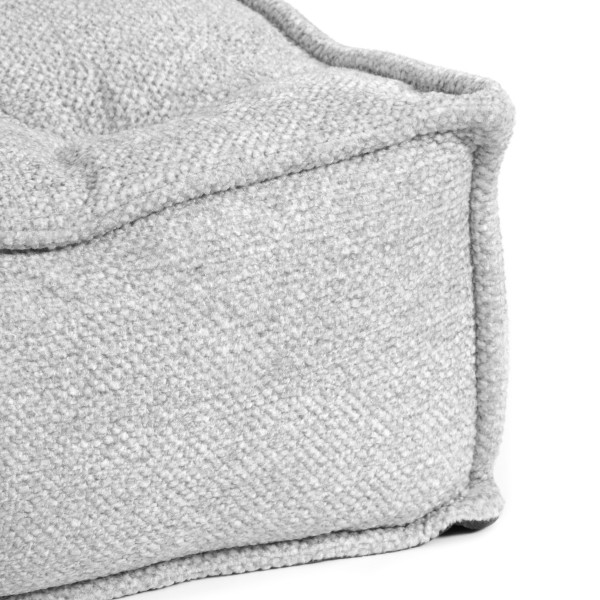 Модуль мягкий угловой Miracle велюр/букле, VT shape silver, 82x81x24 см фото № 8