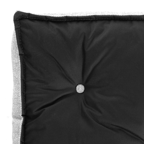 Модуль мягкий угловой Miracle велюр/букле, VT shape silver, 82x81x24 см фото № 10