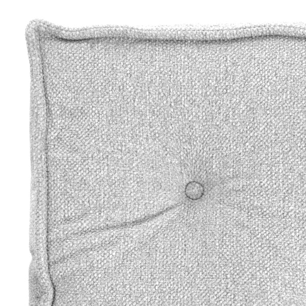 Модуль мягкий нижний Miracle велюр/букле, VT shape silver, 82x81x24 см фото № 6