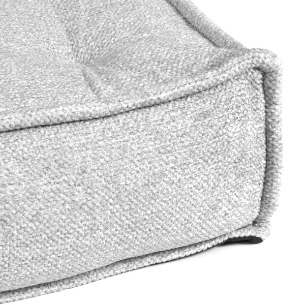 Модуль мягкий прямой Miracle велюр/букле, VT shape silver, 82x81x24 см фото № 8