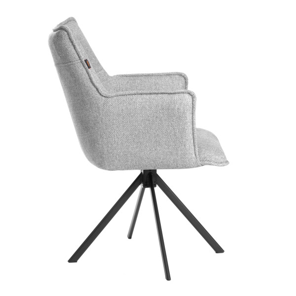 Кресло Lutz/Луц опора 360, велюр/букле, VT shape silver фото № 2