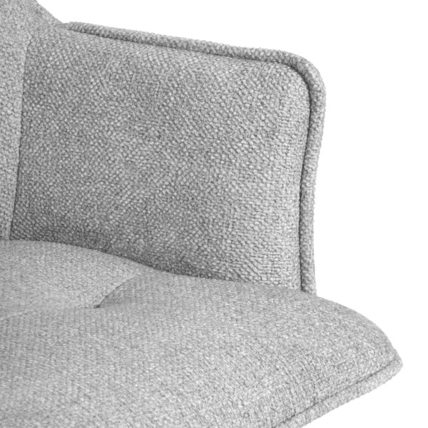 Кресло Lutz/Луц опора 360, велюр/букле, VT shape silver фото № 8