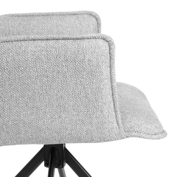 Кресло Lutz/Луц опора 360, велюр/букле, VT shape silver фото № 10