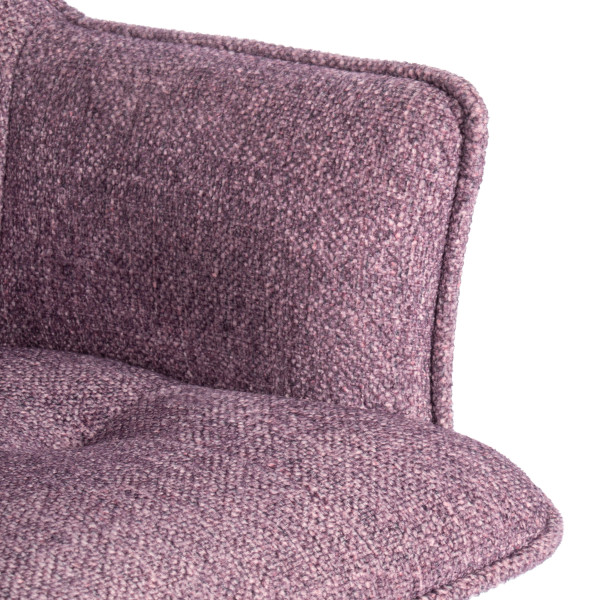 Кресло Lutz/Луц опора 360, велюр/букле, VT shape wood rose фото № 8