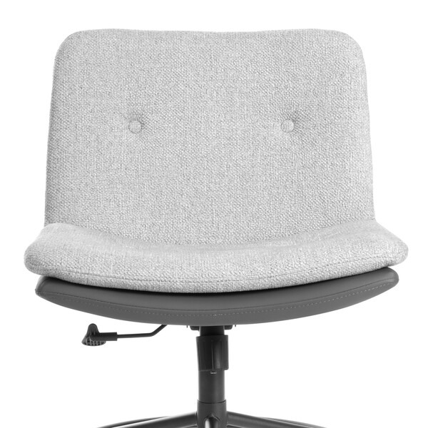 Кресло лаунж Oslo/Осло велюр/букле/экокожа, vt шейп серый/графит фото № 6