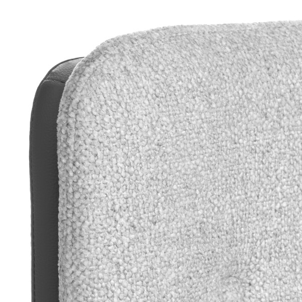 Кресло лаунж Oslo/Осло велюр/букле/экокожа, vt шейп серый/графит фото № 9