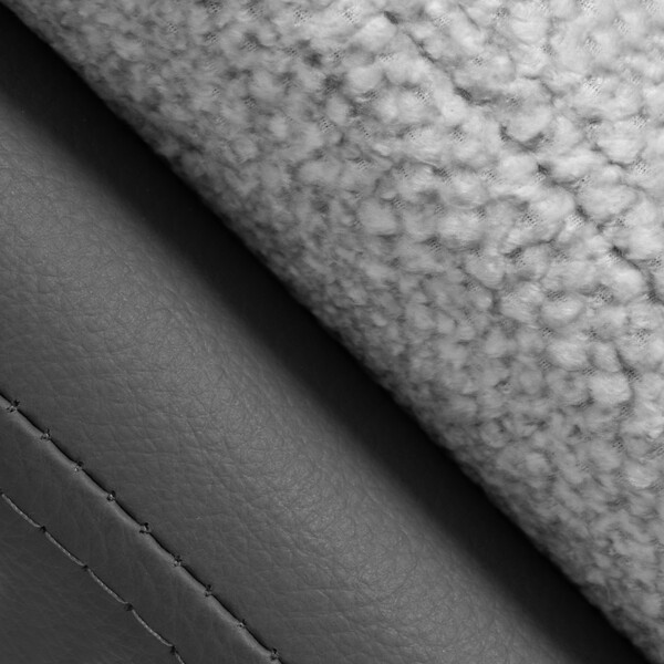 Кресло лаунж Oslo/Осло велюр/букле/экокожа, vt шейп серый/графит фото № 12