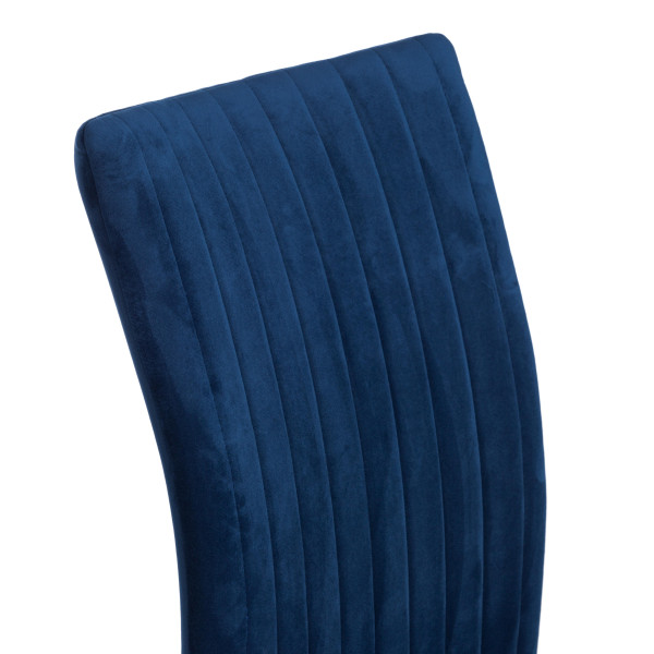 Стул обеденный Monte Carlo велюр, Blue (синий) фото № 7