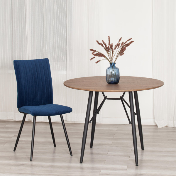 Стул обеденный Monte Carlo велюр, Blue (синий) фото № 11