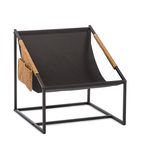 Подушка на кресло Charli/Чарли без подлокотника с карманом велюр/букле, vt шейп горчичный фото № 2