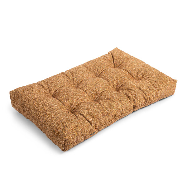 Подушка на кресло Charli/Чарли без подлокотника с карманом велюр/букле, vt шейп горчичный фото № 13