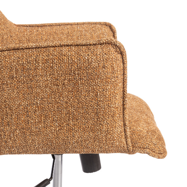 Кресло Lutz/Луц хром велюр/букле, VT shape amber фото № 10