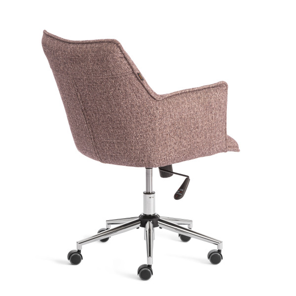 Кресло Lutz/Луц хром велюр/букле, VT shape wood rose фото № 3