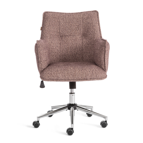 Кресло Lutz/Луц хром велюр/букле, VT shape wood rose фото № 5