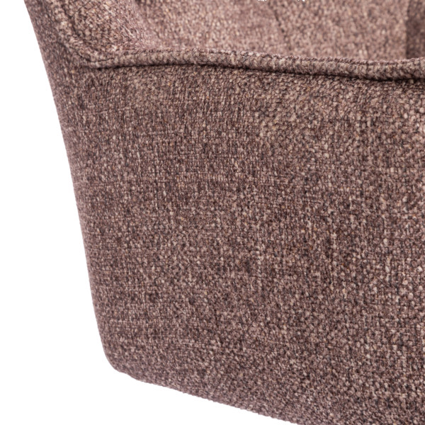 Кресло Lutz/Луц хром велюр/букле, VT shape wood rose фото № 7