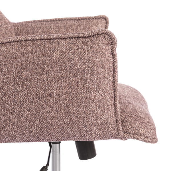 Кресло Lutz/Луц хром велюр/букле, VT shape wood rose фото № 10