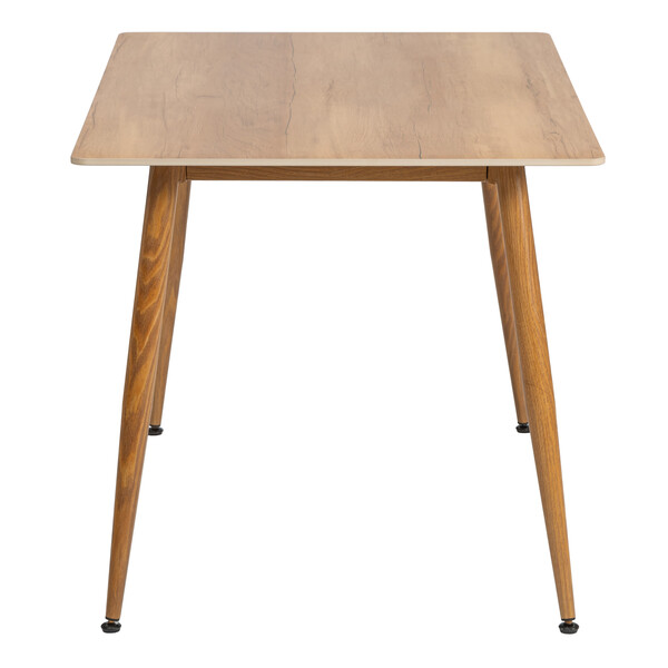 Стол обеденный Austen/Остин столешница керамика (матовая) /опоры металл, цвет натуральное дерево, 120x80x75(+1) см фото № 3