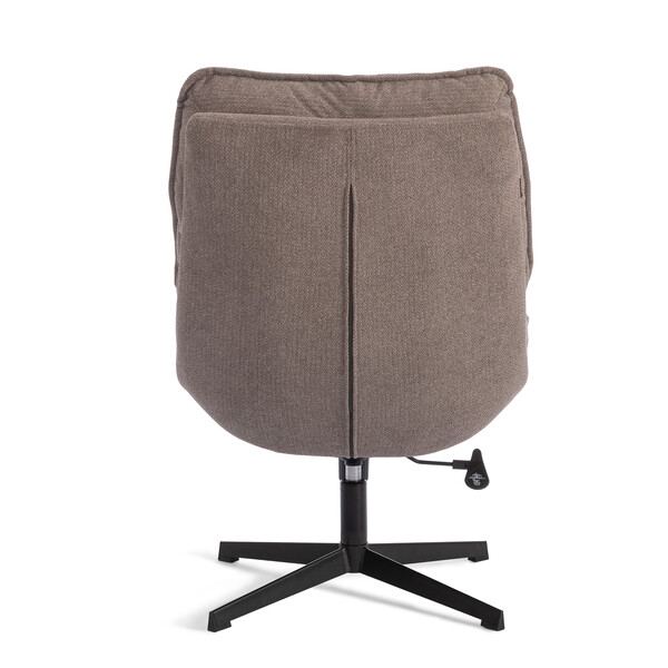 Кресло лаунж Reflex/Рефлекс с пуфом велюр/букле (HYP), бежевый фото № 6